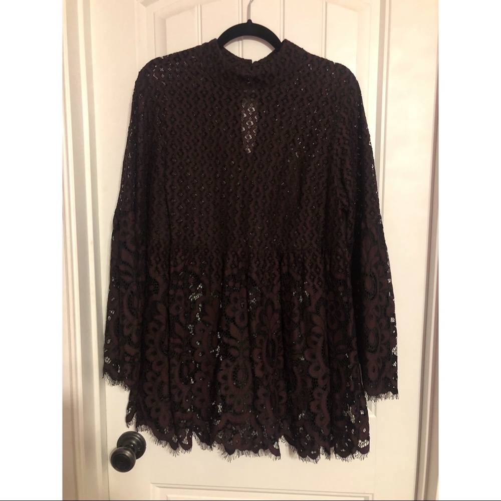 Lace high next tunic